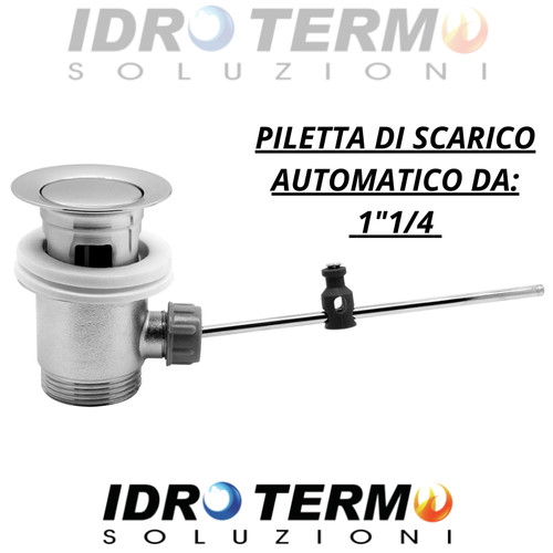 Piletta scarico 4 con - 1-1/4",
