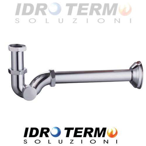 Sifone scarico cromato - sifone,