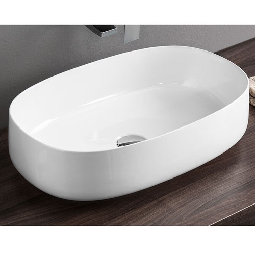 Lavabo appoggio ovale - appoggio,