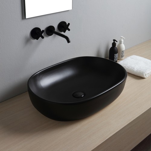 Lavabo appoggio ovale 60 - lavabo, da