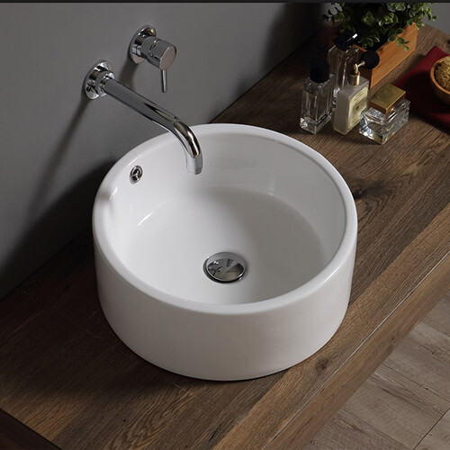 Lavabo appoggio circolare - lavabo,
